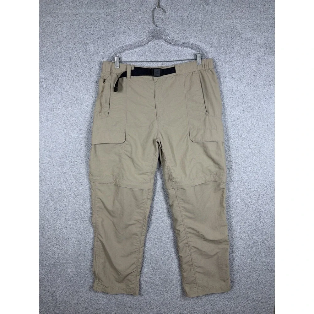 The North Face Paramount Peak Convertible Cargo Hiking Pants Mens XL Khaki Beige